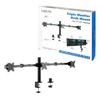 Monitoru stiprinājums LogiLink BP0107 81,3 cm (32 collas) Galda Melns