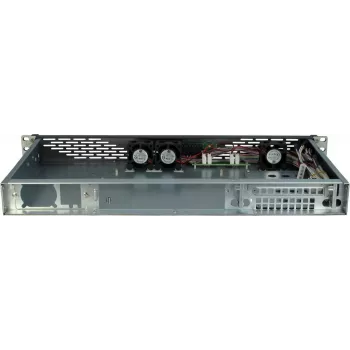 Servera korpuss Inter-Tech 1U K-125L Mini ITX pelēks