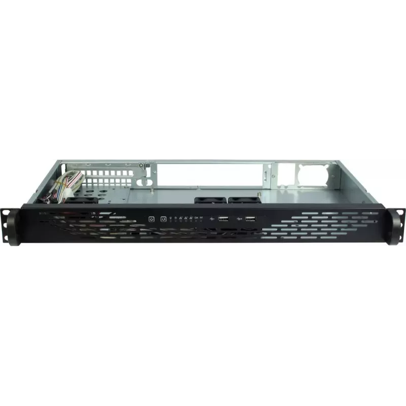 Servera korpuss Inter-Tech 1U K-125L Mini ITX pelēks