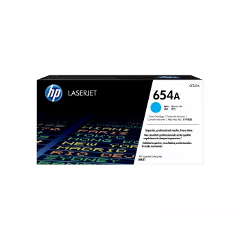 HP 654A Cyan oriģinālā lāzera toneru kasetne