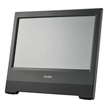 Shuttle All-In-One Barebone X50V9U3, 15.6 collu pretestības skārienekrāns, Intel i3-1315U, WiFi, IP54, bez ventilatora, 24/7 pastāvīgai darbībai