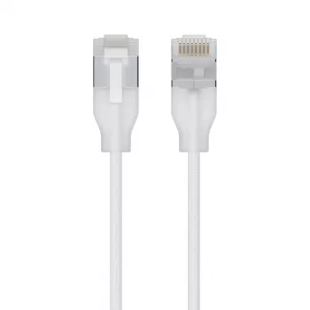 Tīkla savienojuma kabelis UBIQUITI UACC-CABLE-PATCH-EL-C6A-5M-W Cat6a 5 m RJ-45 caurspīdīgi balts