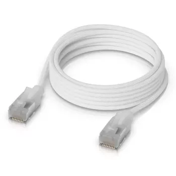 Tīkla kabelis Ubiquiti UACC-Cable-Patch-EL-C6A-2M-W RJ-45 Cat6a 2m Caurspīdīgi Balts