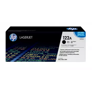 HP 122A melna oriģinālā lāzerprintera kasetne 1 gab.