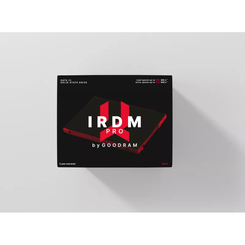 Goodram IRDM PRO gen.2 512 GB 2.5 collu SATA III 3D TLC NAND SSD