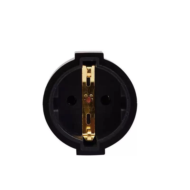 MicroConnect PETRAVEL3 strāvas spraudņa adapteris B tips uz F tips Melns