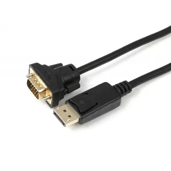 Microconnect DP-VGA-MM-050 video kabeļa adapteris 0.5 m DisplayPort–VGA (D-Sub) Melns