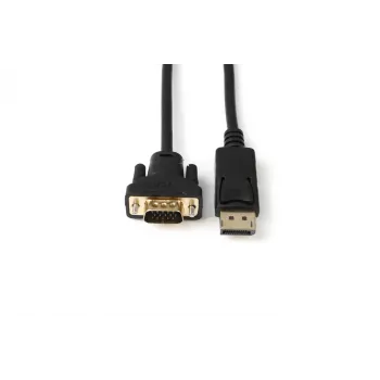 Microconnect DP-VGA-MM-050 video kabeļa adapteris 0.5 m DisplayPort–VGA (D-Sub) Melns