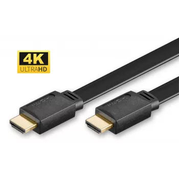 Microconnect HDMI High Speed plakanais kabelis, 1m