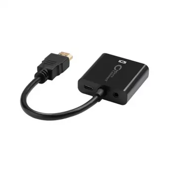 Microconnect HDMVGA2B video kabeļa adapteris 0.15 m VGA (D-Sub) HDMI Type A (Standard) Melns