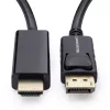 Microconnect MC-DP-HDMI-300 video kabeļa adapteris 3 m DisplayPort Melns