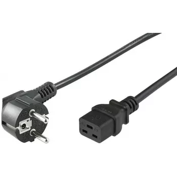 Microconnect PE0771905 strāvas vads 5 m Melns CEE7/7 C19 savienotājs