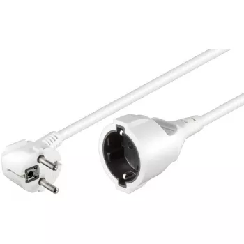 Microconnect PE140500W pagarinātājs 5 m 1 kontaktligzda Balts