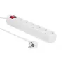 Microconnect GRU0065W pagarinātājs 5 m 6 kontaktligzdas Balts
