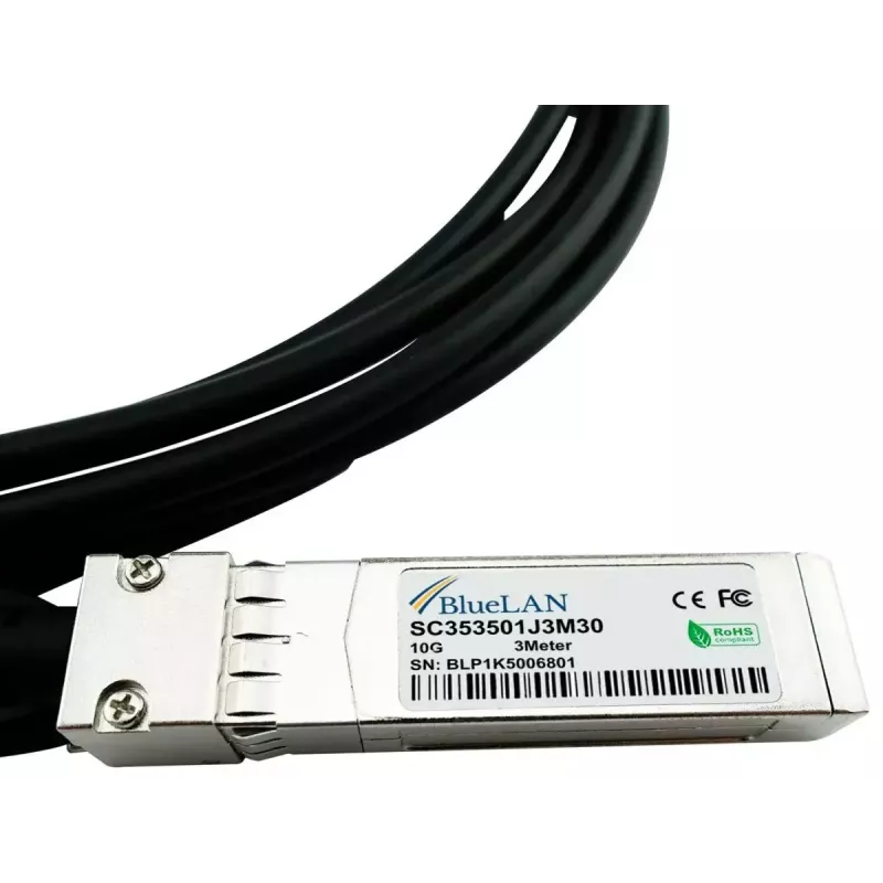 InfiniBand/optiskās šķiedras kabelis BlueOptics 00AY765-BL 2 m SFP+
