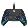 Spēļu kontrolieris PDP Afterglow Wave Black – vadu USB Type‑C kontrolieris PC, Xbox One, Xbox Series S/X, 2.43 m kabelis