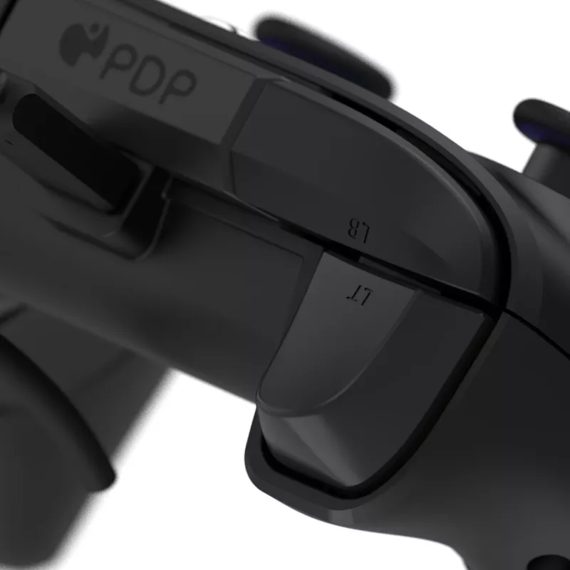 Spēļu kontrolieris PDP Afterglow Wave Black – vadu USB Type‑C kontrolieris PC, Xbox One, Xbox Series S/X, 2.43 m kabelis