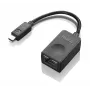 Lenovo 04X6435 RJ45 dzimuma pārveidotājs Melns