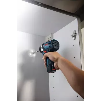 Bosch GDR 12V-105 Professional triecienuzgriežņu atslēga 1/4 collu 2600 RPM 105 N·m Melna, Zila
