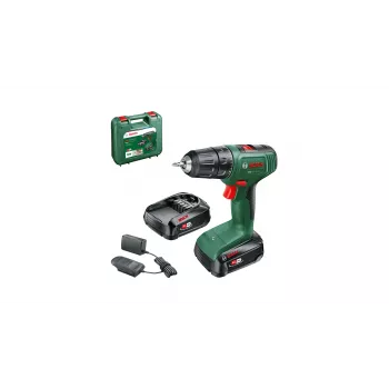 Bosch Easy Drill 18V-40 bezsuku urbjmašīna 1630 RPM bezatslēgas patrona 1.3 kg melna, zaļa