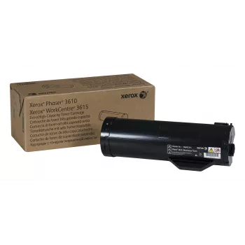 Xerox Genuine Phaser® 3610, WorkCentre® 3615 Melns Extra High ietilpības tonera kasetne (25300 lapas) - 106R02731