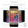 StarTech.com 4-virzienu privātuma ekrāns 11 collu iPad Pro, portreta/ainavas orientācijai, pieskārienu atbalsts, +/-30° skata leņķis, bloķē līdz 51% zilās gaismas, pretatspīduma