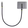 StarTech.com USB-C video adapteris, USB-C uz HDMI VGA daudzportu adapteris, 3,5 mm audio, 4K 60Hz HDR, 100W PD caurlaide, saderīgs ar Thunderbolt 3/4 - USB-C displeja ceļojumu adapteris