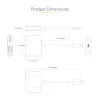 StarTech.com USB-C video adapteris, USB-C uz HDMI VGA daudzportu adapteris, 3,5 mm audio, 4K 60Hz HDR, 100W PD caurlaide, saderīgs ar Thunderbolt 3/4 - USB-C displeja ceļojumu adapteris