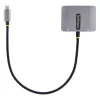 StarTech.com USB-C video adapteris, USB-C uz HDMI VGA daudzportu adapteris, 3,5 mm audio, 4K 60Hz HDR, 100W PD caurlaide, saderīgs ar Thunderbolt 3/4 - USB-C displeja ceļojumu adapteris