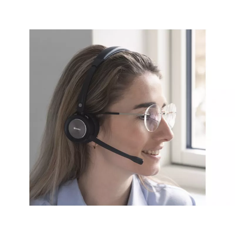 Sandberg Wireless Office Headset Pro+ bezvadu austiņas