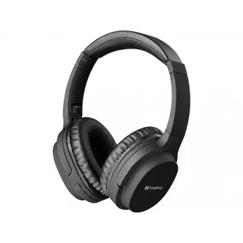 Sandberg Play'n Go Wireless austiņas, vadu un bezvadu, zvani/mūzika, 20 - 20000 Hz, 174 g, Melnas