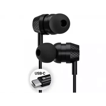 Austiņas Sandberg USB-C/A In-Earset ar līnijmikrofonu