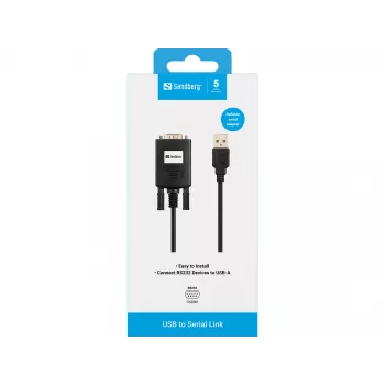 USB uz seriālo kabelis Sandberg PL-2303GT