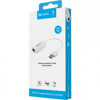 Sandberg USB3.0 Gigabit tīkla adapteris
