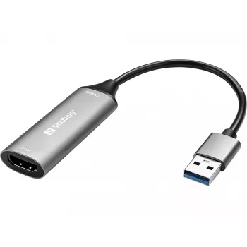 Sandberg HDMI Capture Link uz USB-A — video uztveršanas adapteris