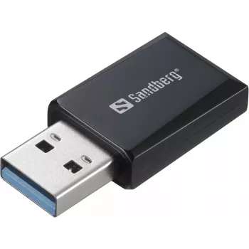Mini WiFi Dongle Sandberg 1300 Mbit/s USB Type-A Divjoslu
