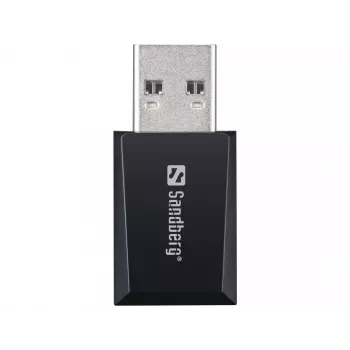 Mini WiFi Dongle Sandberg 1300 Mbit/s USB Type-A Divjoslu