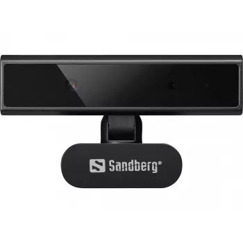 Sandberg Face-ID Webcam Mini 2 MP Full HD USB-C melna