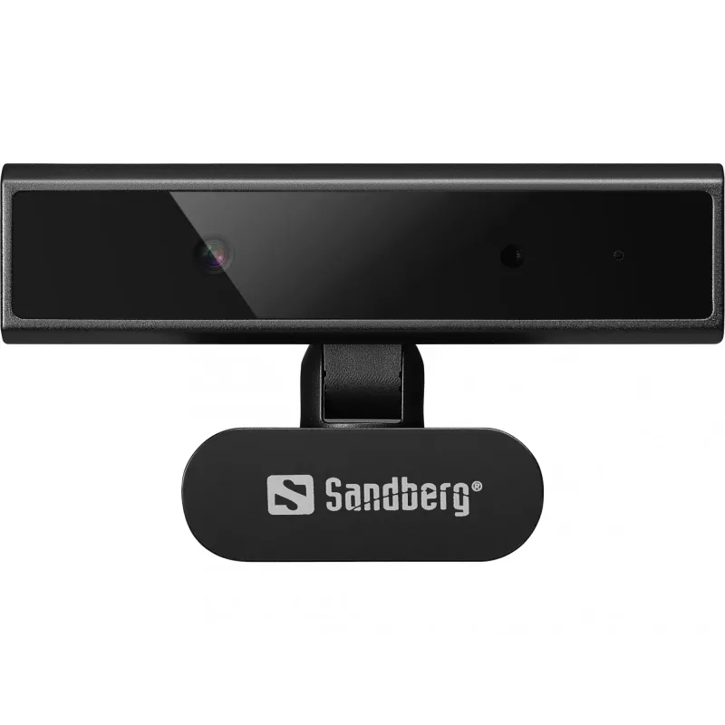 Sandberg Face-ID Webcam Mini 2 MP Full HD USB-C melna