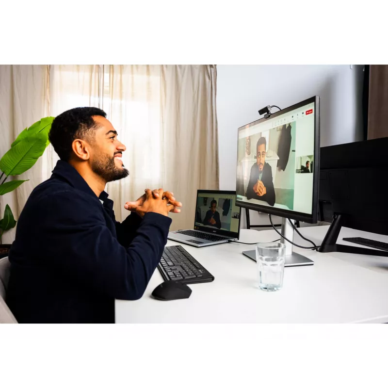 Sandberg Face-ID Webcam Mini 2 MP Full HD USB-C melna