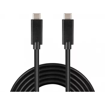 Sandberg USB-C uz USB-C kabelis 2m USB 3.1 Gen.2 melns