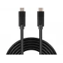Sandberg USB-C uz USB-C kabelis 2m USB 3.1 Gen.2 melns