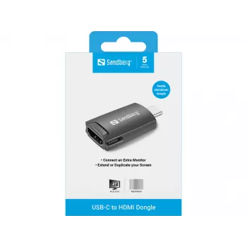 USB-C uz HDMI adapteris Sandberg 136-34