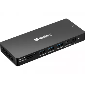 Sandberg USB-C 13-in-1 DockingStation Pro Vadu USB 3.2 Gen 1 Type-C