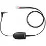 Jabra Panasonic Adapter, EHS adapter, Melns