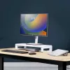 StarTech.com Ergonomiskais Monitora Pacēlājs, līdz 15kg, fiksēts augstums 9cm, galda datora/klēpjdatora statīvs, tērauda platforma, ātra salikšana, darbvirsmas optimizācija