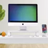StarTech.com Ergonomiskais Monitora Pacēlājs, līdz 15kg, fiksēts augstums 9cm, galda datora/klēpjdatora statīvs, tērauda platforma, ātra salikšana, darbvirsmas optimizācija