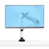 StarTech.com monitora galda stiprinājums 27 inch 16:9 vai 30 inch 21:9 ekrāniem, VESA 75x75/100x100, bezinstrumentu regulēšana, C-skava/caurums, atsperu palīdzība
