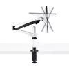 StarTech.com monitora galda stiprinājums 27 inch 16:9 vai 30 inch 21:9 ekrāniem, VESA 75x75/100x100, bezinstrumentu regulēšana, C-skava/caurums, atsperu palīdzība