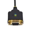 StarTech.com 30cm USB uz Null Modema seriālā adaptera kabelis, COM Retention, FTDI, USB-A uz DB9 RS232, maināmi DB9 uzgriežņi/skrūves, Windows/macOS/Linux